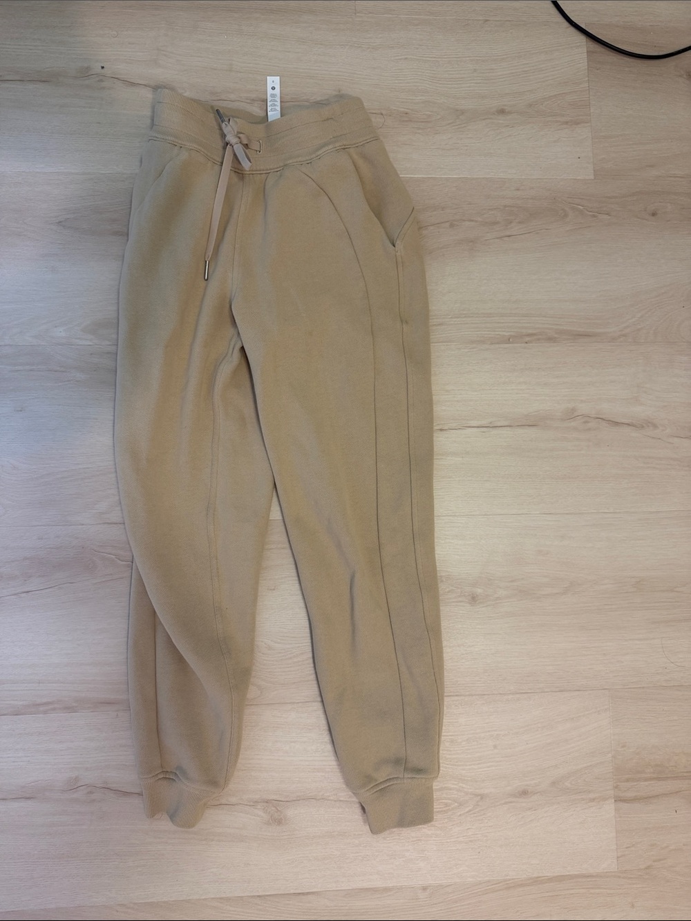 lululemon athletica Beige Crewneck Sweater